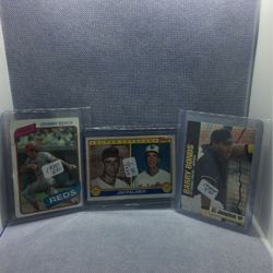 Barry bonds Jim Palmer Johnny bench Cards
