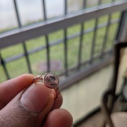 14k Rose Gold Engagement Ring