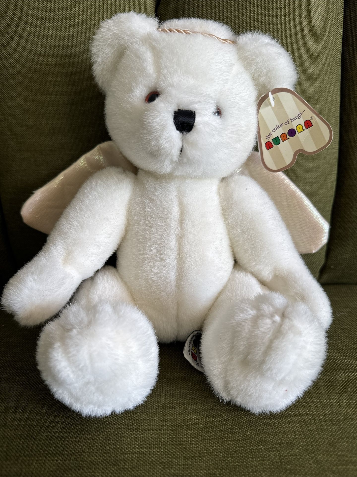 Teddy Bear White Angel Aurora 6inch 