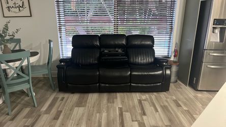 New dining and electric sofa with recliners