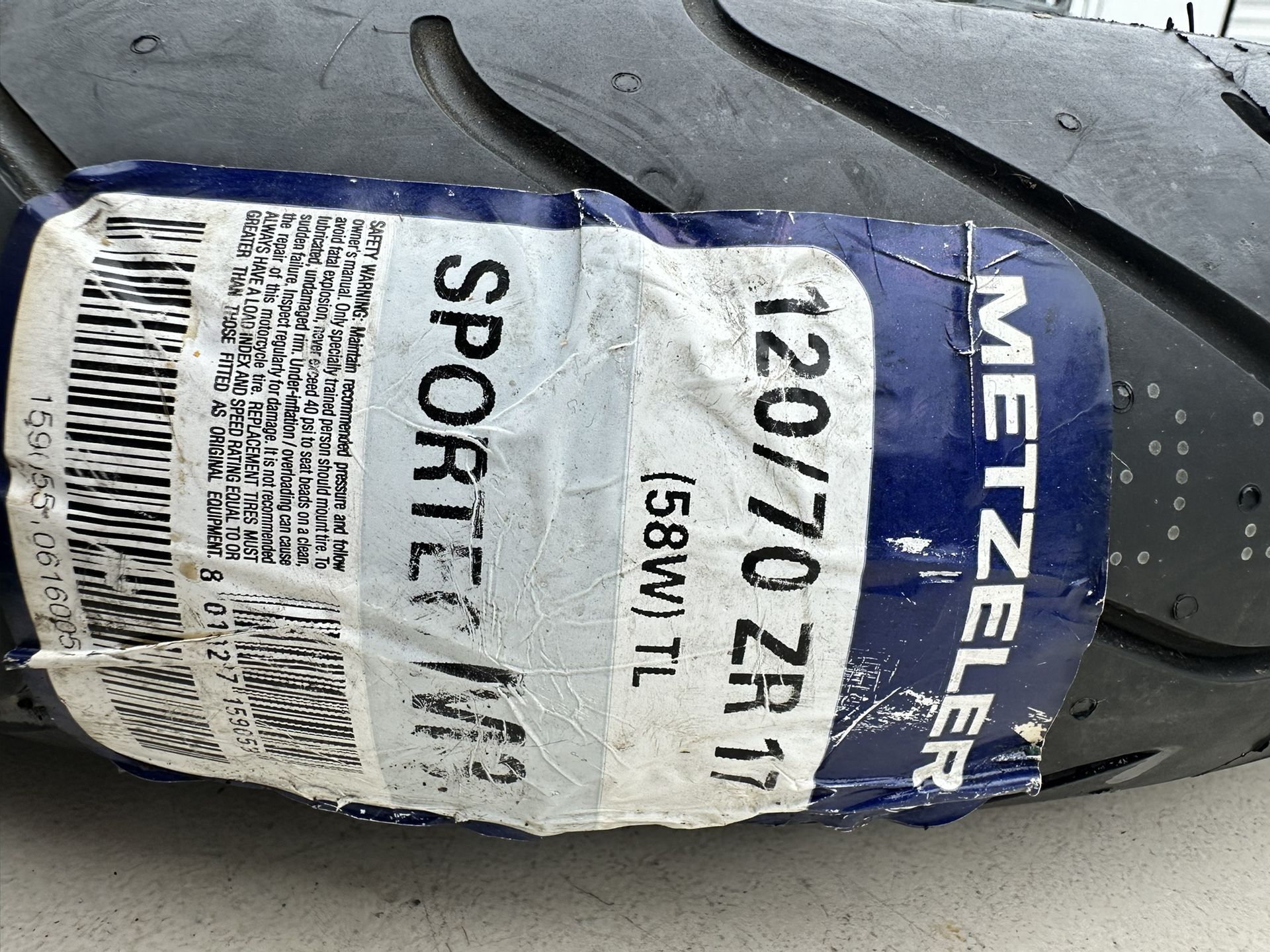 Metzeler Tire 120/70 ZR17 Sportec M3