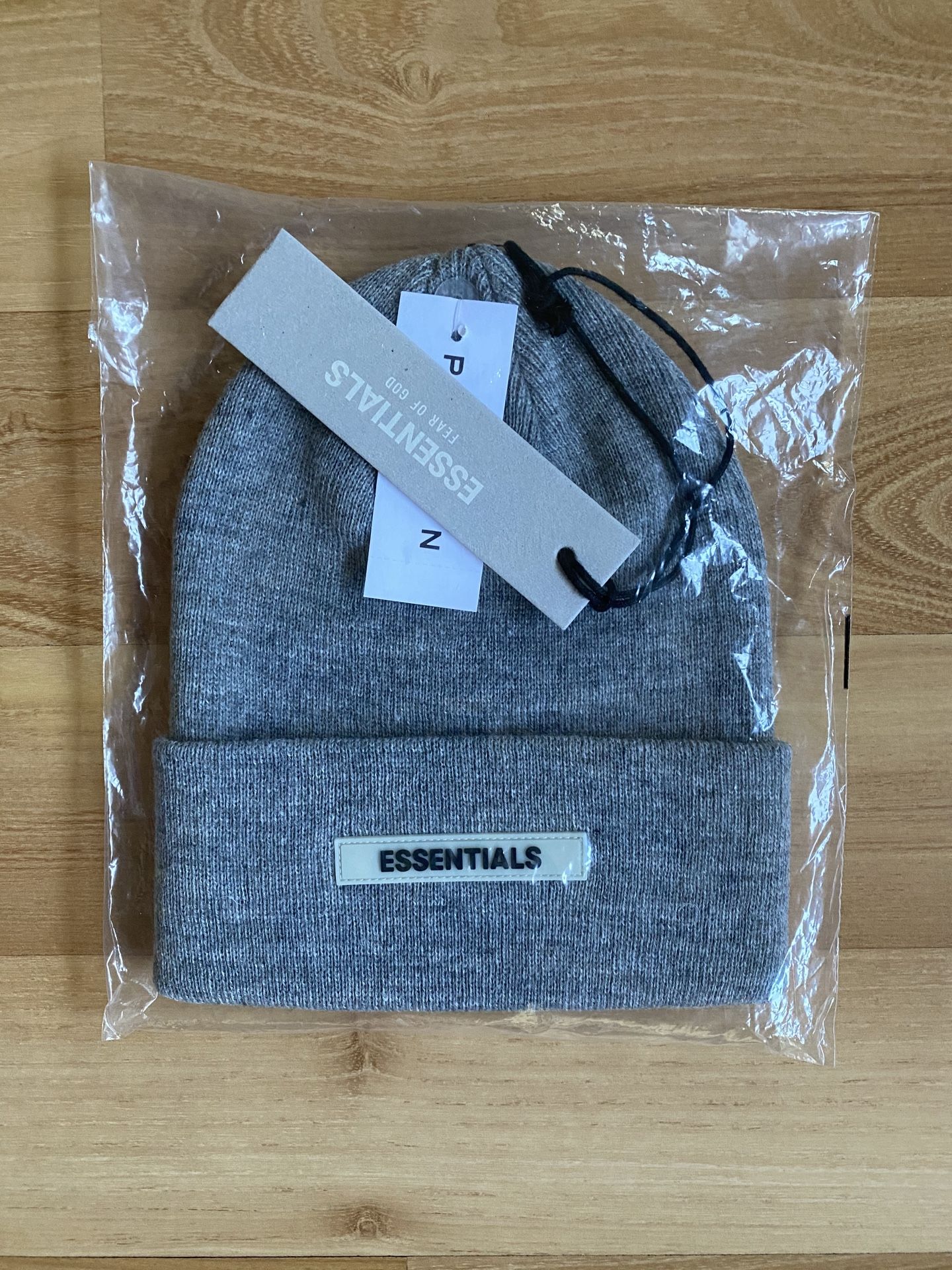 Fear of God Essentials Cuff Beanie (Grey)