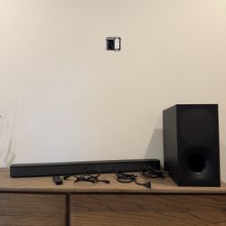 Sony SC 40 Sound Bar And Wireless Subwoofer 2.1ch Excellent Condition