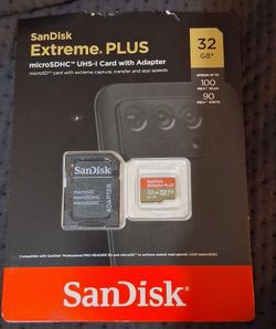 SanDisk Extreme Plus 32GB microSDHC Card
