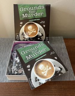 “Grounds for Murder” 1,000 Piece Mystery Jigsaw Puzzle