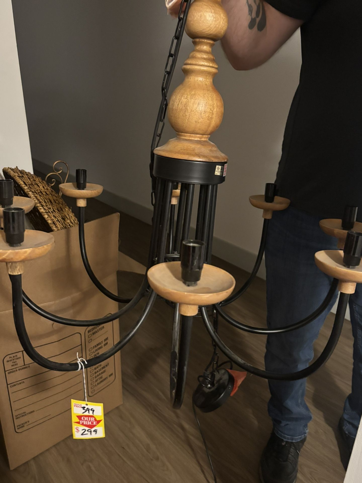 Candelabra Hanging Light Fixture