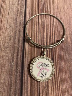 Breast cancer awareness bracelet