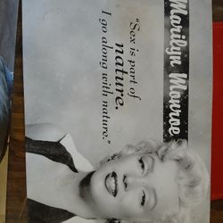 Metal Marilyn monroe 