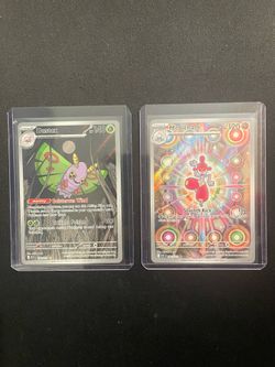 Pokemon Dustox #220 IR & Medicham #241 IR (Ascended Heroes)