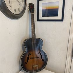 OBO- Vintage Harmony Arch Tone Acoustic Guitar