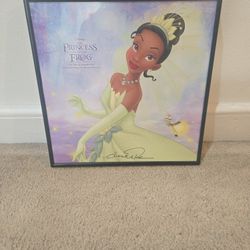Disney's Autographed  THE PRINCESS And The Frog  