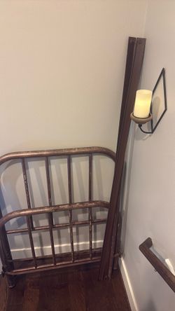 Twin metal bed frame