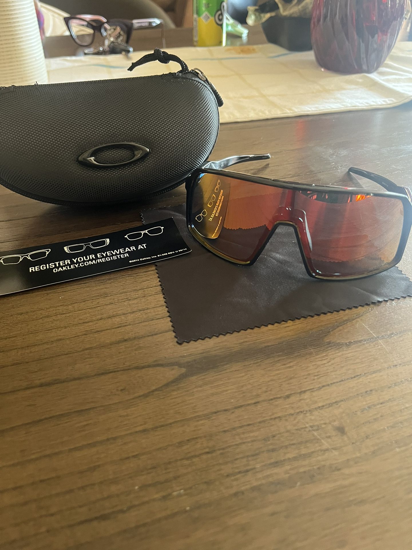 Oakleys Prizm sunglasses