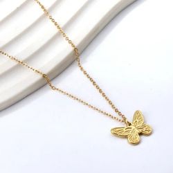 18k Butterfly Necklace 🦋 