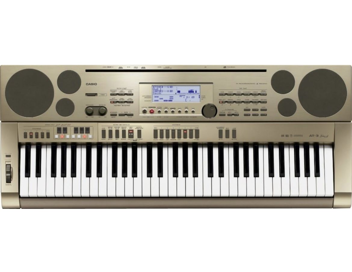 Casio AT3 61-Key Oriental/Middle Eastern Keyboard with Quarter Tone Tuning