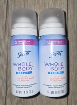 Secret Spray Deodorant (Travel Size)