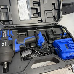 Kobalt XTR 24V Variable Speed Brushless 1/2-in Drive Cordless Impact Wrench with battery, charger