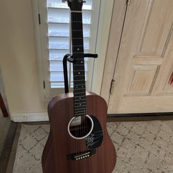 Used Martin D JR-10E Sapele Dreadnought Junior Acoustic Electric Guitar