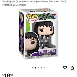 Pop Beetlejuice Lydia Deetz Figurine