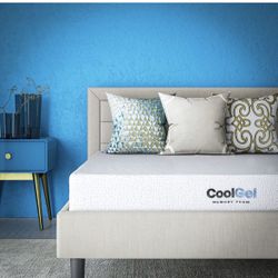 Classic Brands Cool Gel Memory Foam 8-Inch Mattress | CertiPUR-US Certified | Bed-in-a-Box, Queen