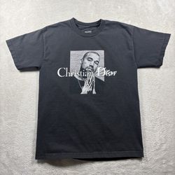 Vintage Kanye West Christian Doir Men’s M Faded Black Breezy Excursion Y2K #3143