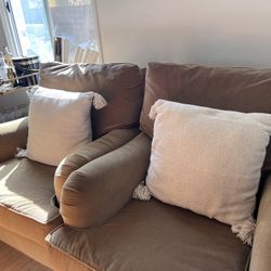 Two Matching Gold Chairs