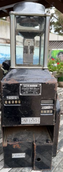 Antique 1914 Johnson Fare Box
