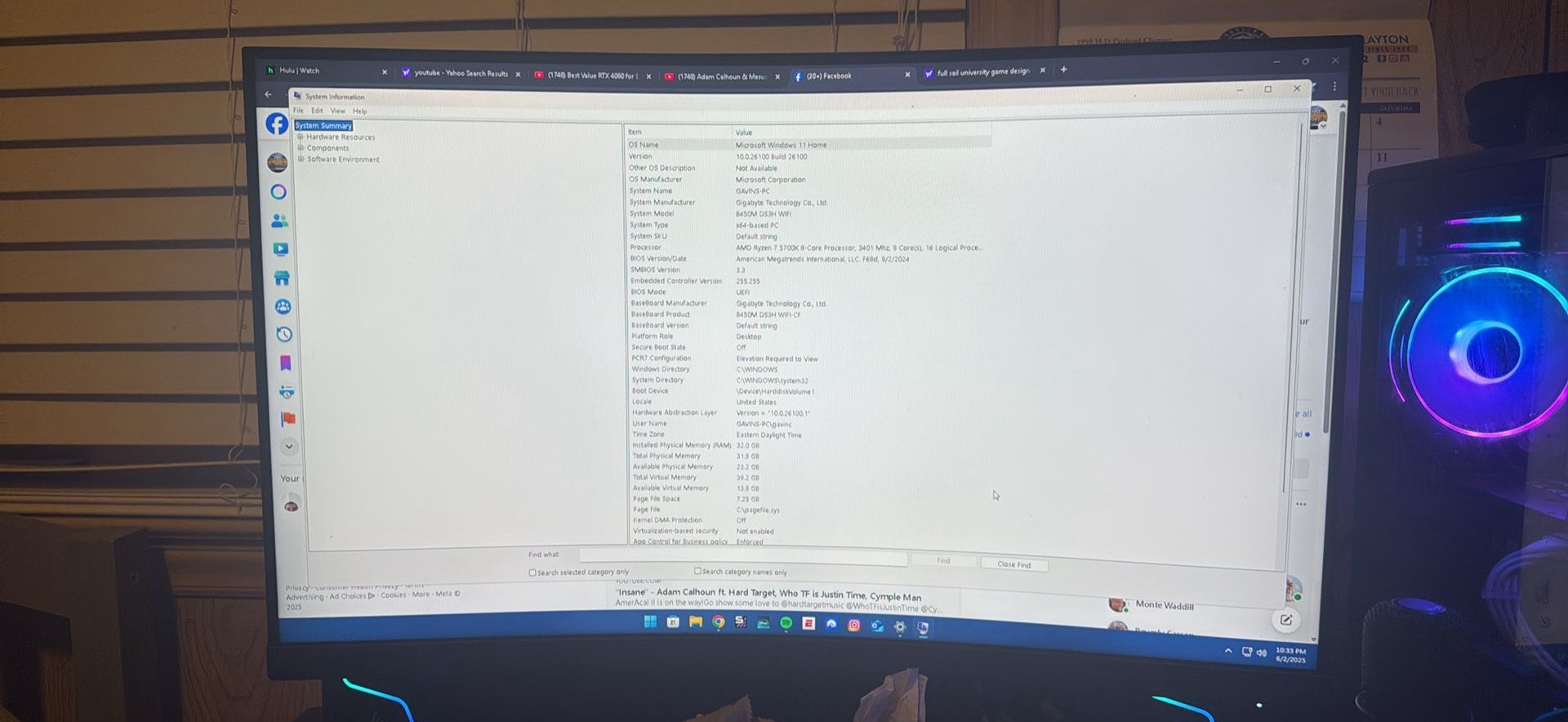 Full Gaming Pc Setup