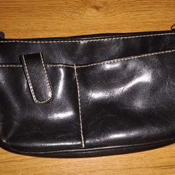 Glossy Faux Leather Hand Purse Wallet