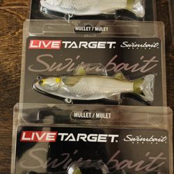 Mustad LiveTarget Mullet (most Popular Design/size) 3 Pck