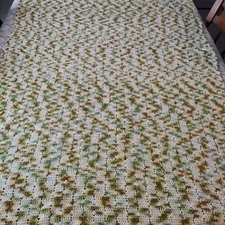 Large Table Topper. Great Shape. Made By Me Years Ago