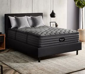 King Simmons Beautyrest Black Firm Mattress 