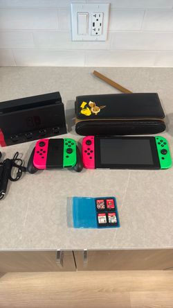 Nintendo Switch Bundle with Games and Accessories
