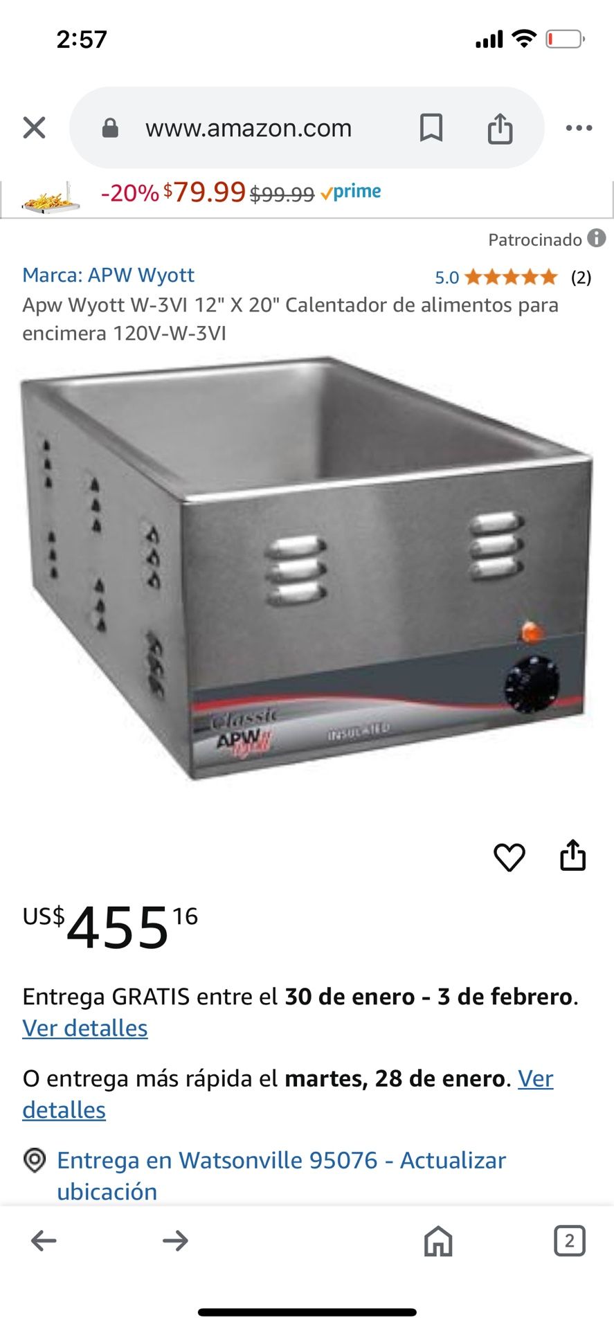 Calentador De Comida Son 2