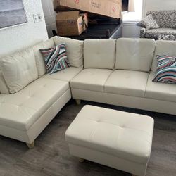 New  Leather Sectional Sofa 