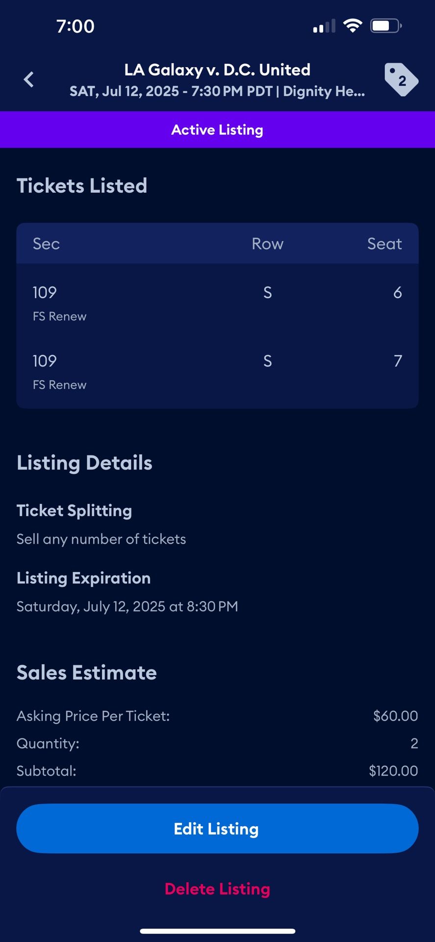 LA Galaxy Tickets 