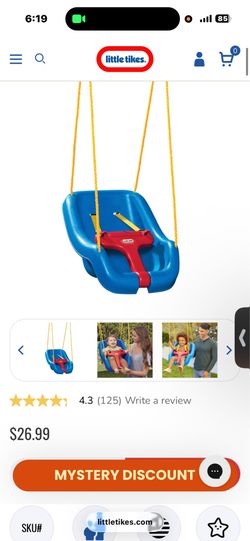 2-in-1 Snug 'n Secure™ Swing - Blue