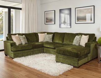 Beautiful Green Sectional Sofa On Sale Now