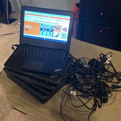 Lot of 24 Lenovo Thinkpad Chromebooks