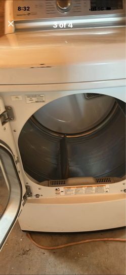 LG gas dryer large capacity