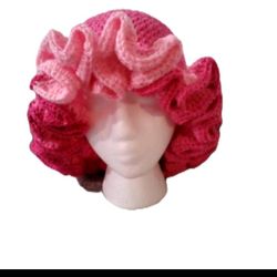 Pink Ruffle Hat