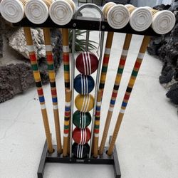 Vintage Croquet Set