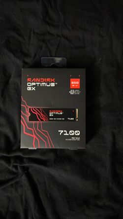 SanDisk Optimus GX 7100 500GB NVMe SSD.
