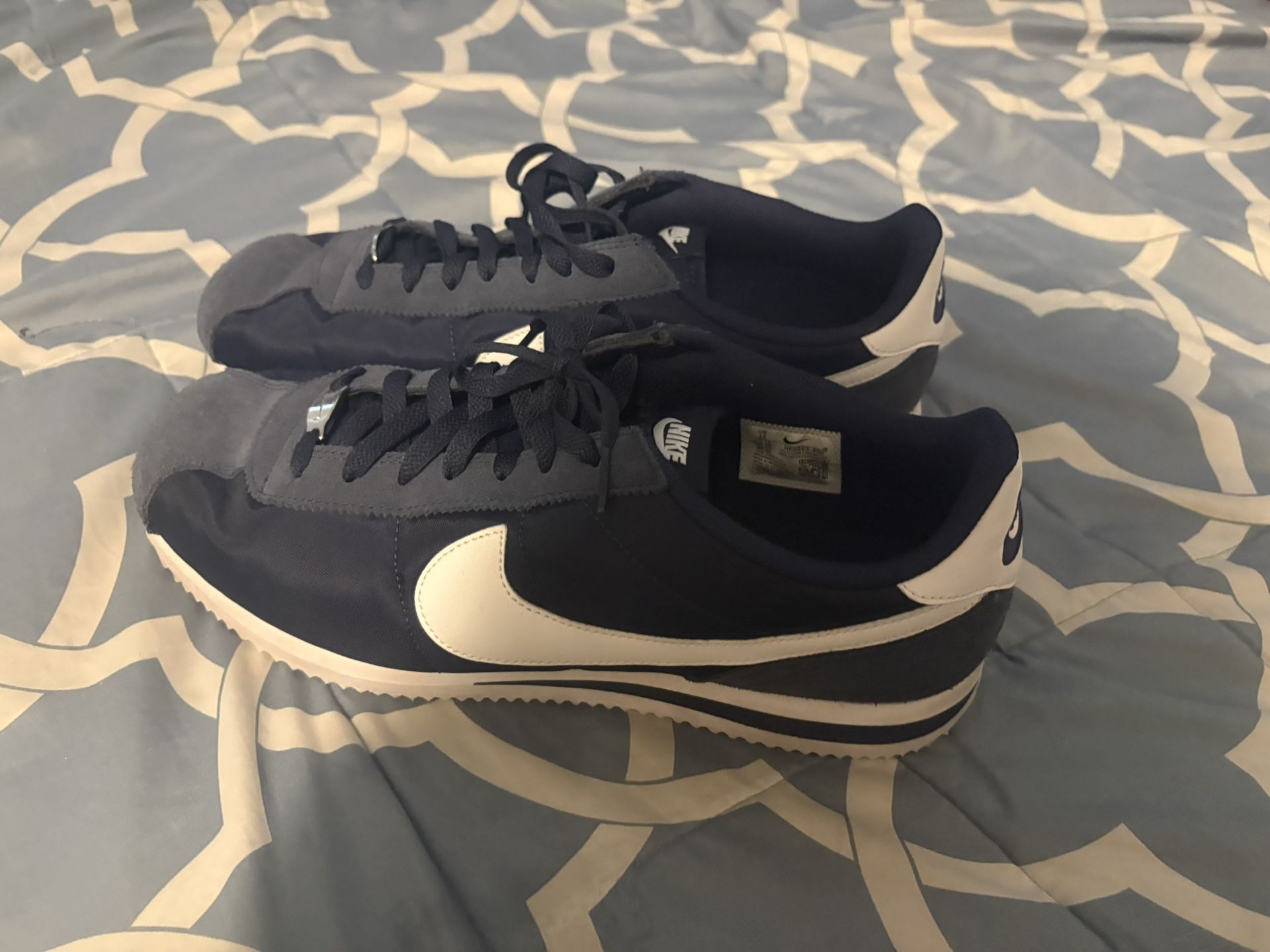 Blue Nike Cortez