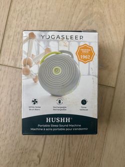 Brand New Yogasleep Hushh Portable White Noise Sound Machine – Rechargeable