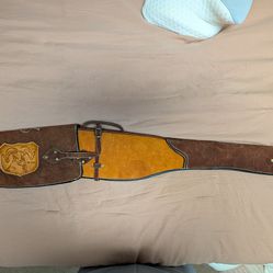 Suede Leather Rifle Scabbard