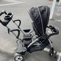 Baby And Toddler Double Stroller 