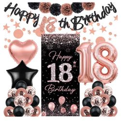 Free 18th Bday And Grad Decorations