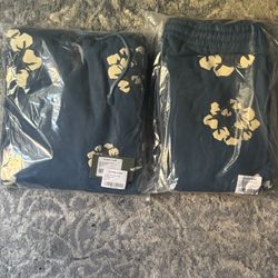 Denim Tears Dark Blue Cactus Wreath Hoodie & Pants Set L