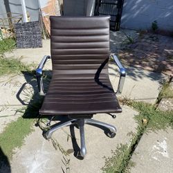 Eames for Herman Miller High Back Leather Chair